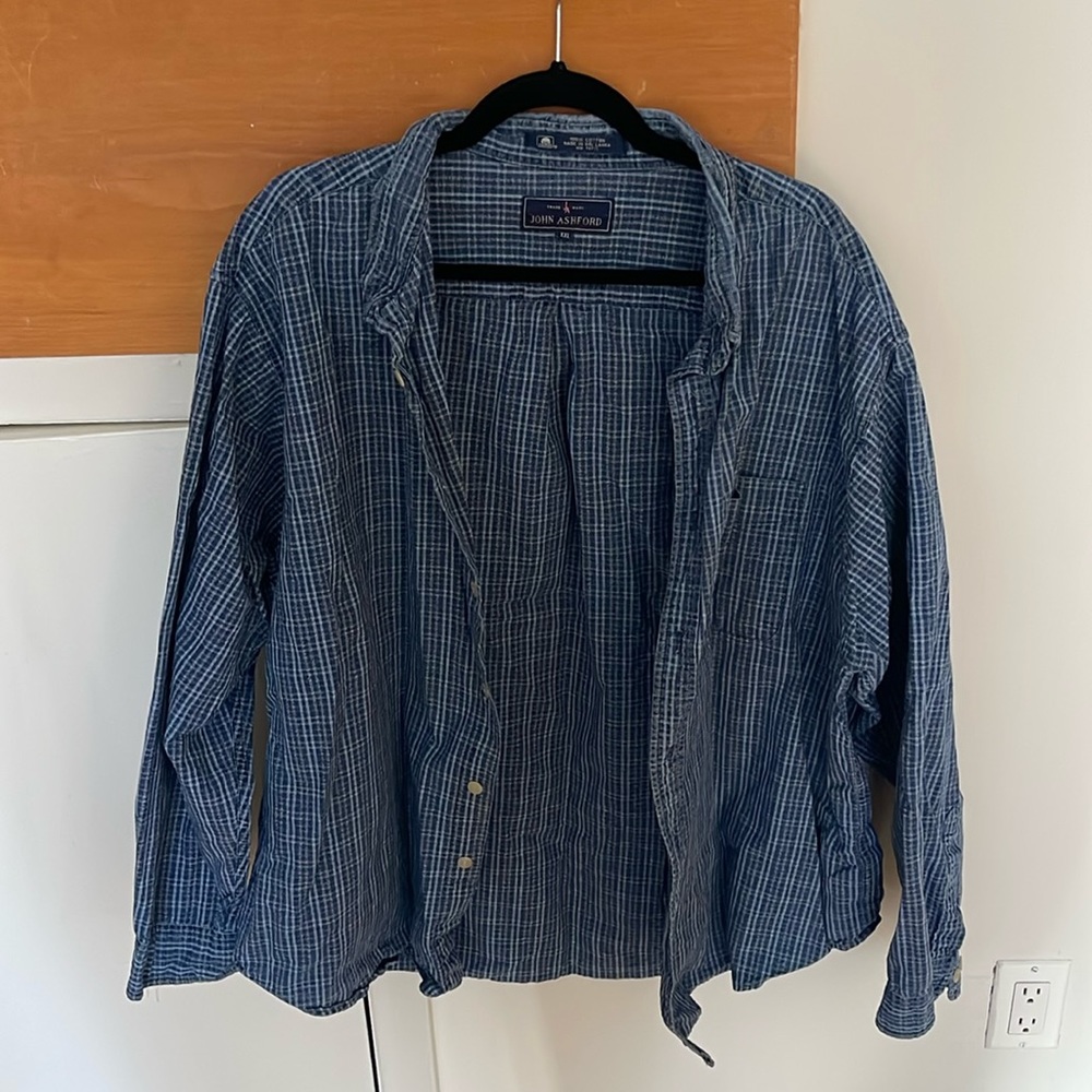Plaid 100% Cotton Shirt